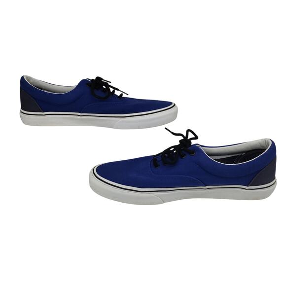 Vans Shoes Mens 12 Blue Gray White Era Low Tops Skater Skateboarding Preppy main image 13
